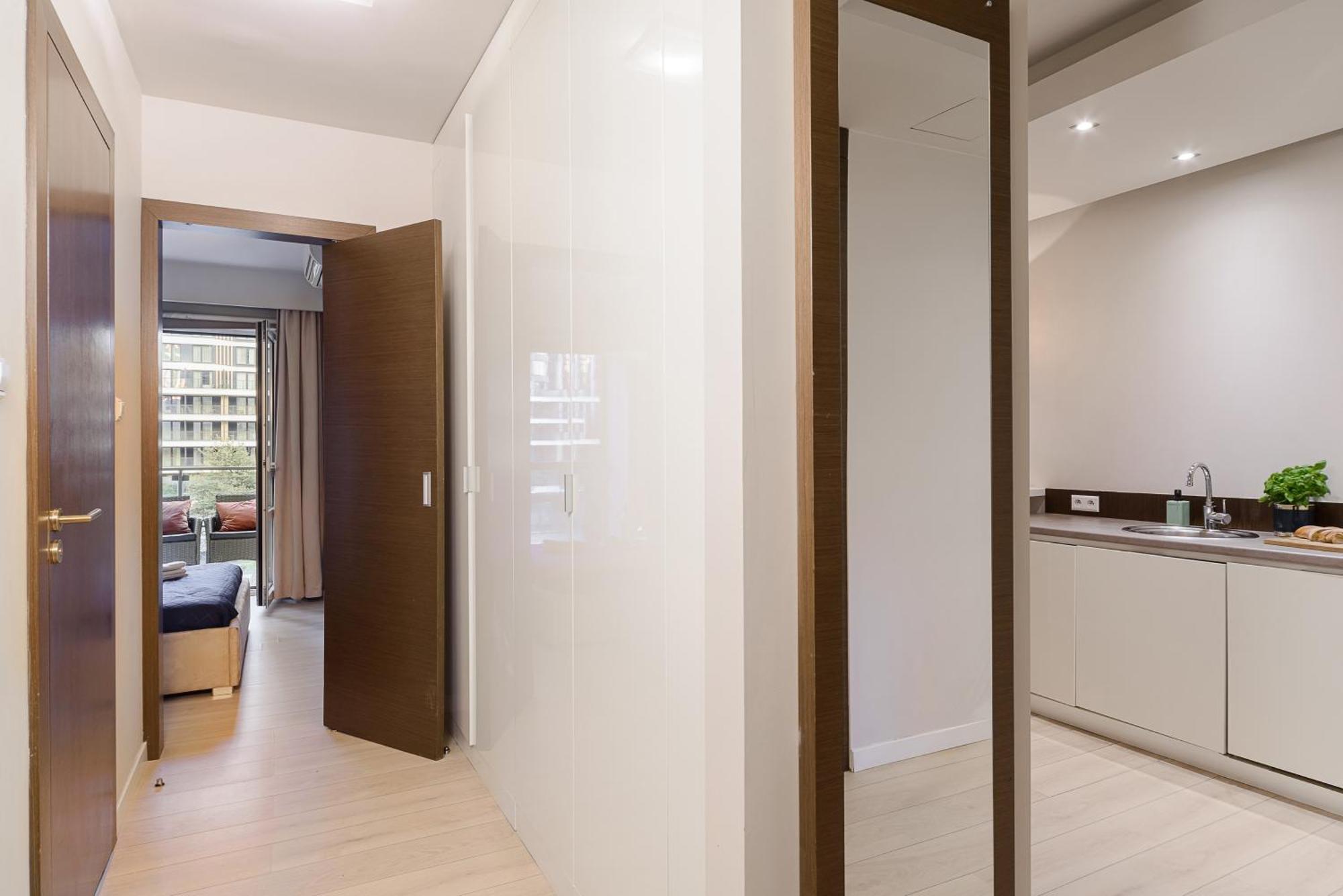 وارسو Luxury Apartments In Platinum Tower المظهر الخارجي الصورة