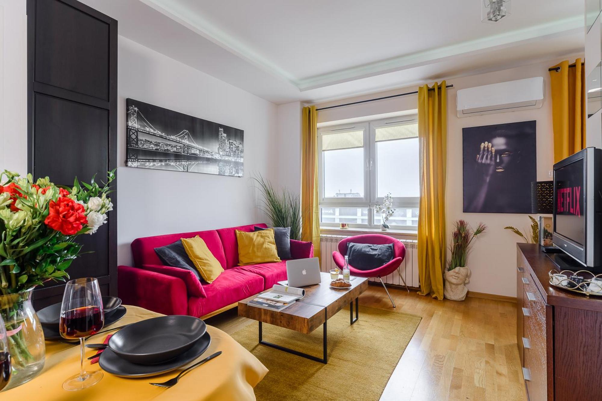 وارسو Luxury Apartments In Platinum Tower المظهر الخارجي الصورة